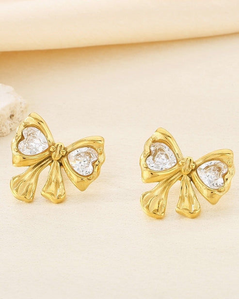 Linda bow Earring Image 3