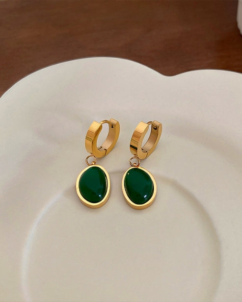 Emerald  Green Dangler Image 2