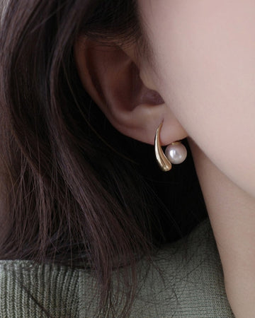 Elowen Pearl Hoop